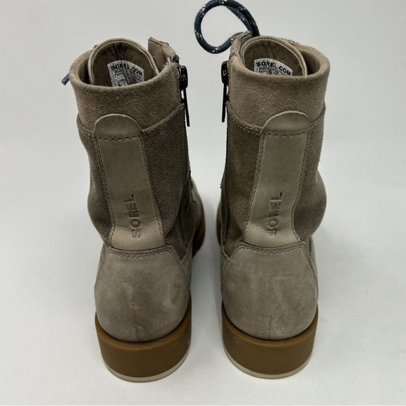 Sorel Emelie II Lace Boots Womens Size 8 Tan Waterproof - Picture 4 of 12